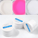 15Ml Nail Extension 3 colors Poly UV Gel,Transparent/ Pink/White Gel For DIY Nail Art,Multi-function UV Gel Nail Art Tools 1&