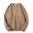 Solid Colors Men's Crewneck Sweatshirt,Cotton-blend Pullover - Lootquake