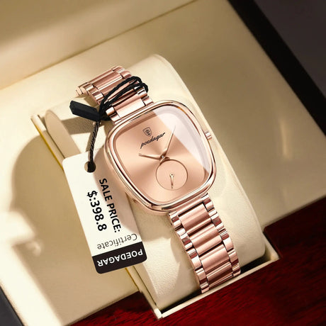 POEDAGAR Luxury Watch for Woman Waterproof Stainless Steel Quartz Ladies Watch High Quality Women's Watches Elegant Female Clock - Lootquake
