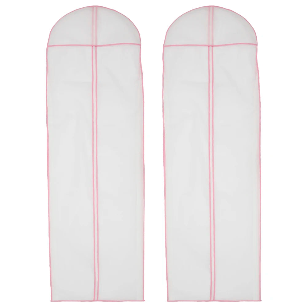 Funda protectora para vestido de novia, 1/2/5 unidades, 180 cm, para colgar ropa de novia, traje, abrigo, bolsa de almacenamiento para el hogar.
