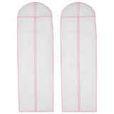 Funda protectora para vestido de novia, 1/2/5 unidades, 180 cm, para colgar ropa de novia, traje, abrigo, bolsa de almacenamiento para el hogar.