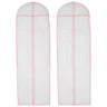 Funda protectora para vestido de novia, 1/2/5 unidades, 180 cm, para colgar ropa de novia, traje, abrigo, bolsa de almacenamiento para el hogar.