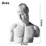 Miniature Desktop Ornament Home Decor Gypsum Portraits Greek Mythology Figurine Famous Sculpture Plaster Bust Statue