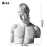 Miniature Desktop Ornament Home Decor Gypsum Portraits Greek Mythology Figurine Famous Sculpture Plaster Bust Statue