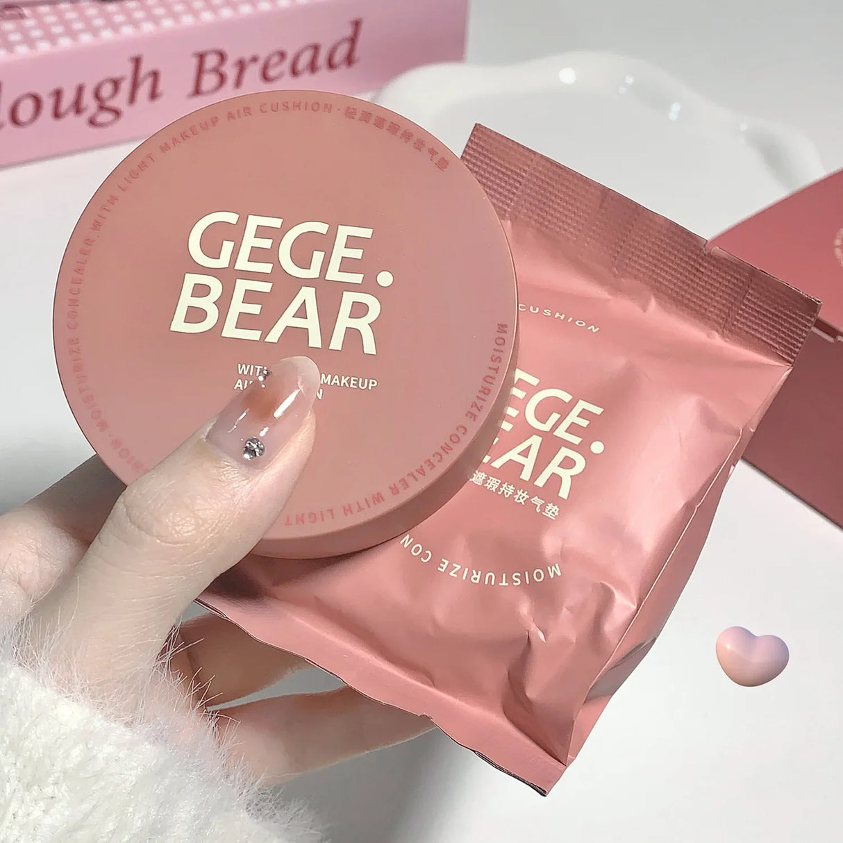 Base de maquillaje con cojín de aire BB Cream, cobertura total, resistente al agua, duradera, control de grasa, corrector CC Cream, base de maquillaje facial, cosmética coreana