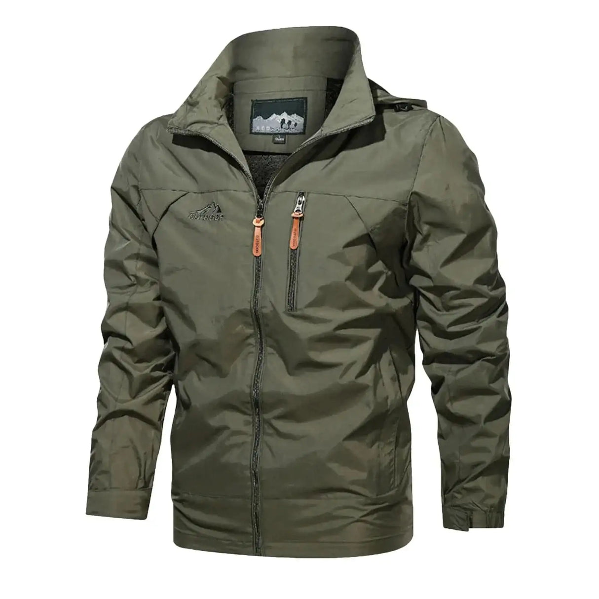 New Functional Waterproof Jacket Men's Autumn Casual Rainproof Detachable Cap Work Coat Hiking Mountain Windproof Windbreaker - Lootquake