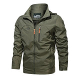New Functional Waterproof Jacket Men's Autumn Casual Rainproof Detachable Cap Work Coat Hiking Mountain Windproof Windbreaker - Lootquake