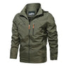 New Functional Waterproof Jacket Men's Autumn Casual Rainproof Detachable Cap Work Coat Hiking Mountain Windproof Windbreaker - Lootquake