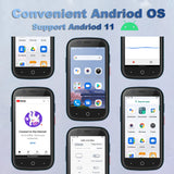 Smartphone pequeño Unihertz Jelly 2, Helio P60 Octa Core, Android 11, 6 GB + 128 GB, 16 MP, batería de 2000 mAh, doble SIM