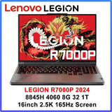 Lenovo LEGION R7000P 2024 Ryzen R7 8845H Geforce RTX4060 8GB 16G/32G RAM 1T SSD 16" 2.5K 165Hz Screen - Lootquake