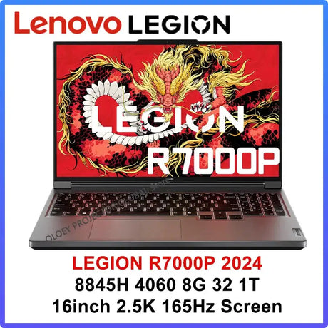 Lenovo LEGION R7000P 2024 Ryzen R7 8845H Geforce RTX4060 8GB 16G/32G RAM 1T SSD 16" 2.5K 165Hz Screen - Lootquake