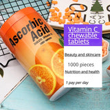 1 bottle of 1000 vitamin C chewable tablets to enhance immunity prevent bad blood improve skin metabolism health food