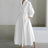 Autumn Dress Long Sleeve Dot Print Elegant Maxi Dresses For Women 2023 White Casual V Neck Shirt Party Long Dress Robe Femme - Lootquake