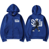 Rapper Eminem Slim Shady Music Rap Fashion Zip Up Hoodie Hip Hop Oversized Hooded Zipper Sweatshirt Casual Streetwear Coats Male - Lootquake