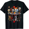 Horror Movies Character Halloween Costume Gift T-Shirt Gothic Style Graphic Tee Top Short Sleeve Blouses for Kids Adult 61323