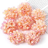 10Pcs Artificial Flowers Silk Hydrangea Fake Flower Head For Wedding Decoration Party Home Decor DIY Wreath Gift Craft Accessory