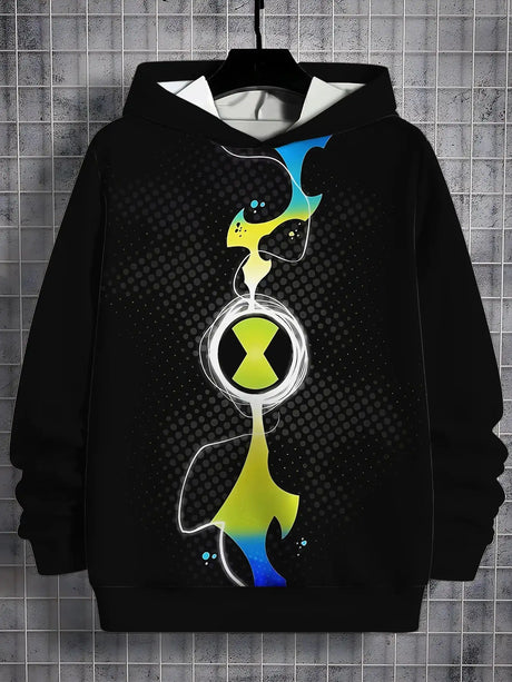 Ben 10 3D Print All Seasons Children Casual Sweatshirt Cool Pullover Tops Unisex Clothes Boy Girl Hoodies - Lootquake