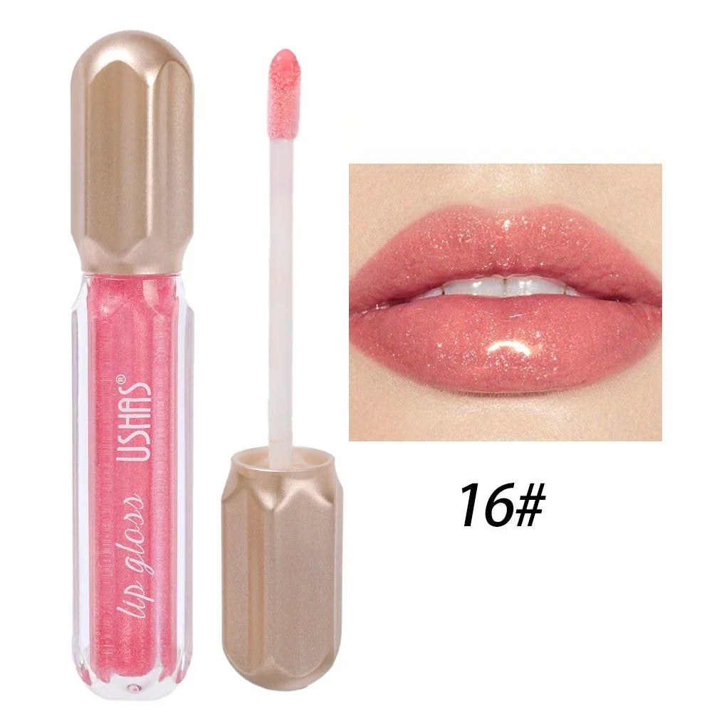 Rouge à lèvres liquide pailleté nacré, hydratant, longue tenue, antiadhésif, sexy, scintillant, brillant, rouge, maquillage pour femmes, cosmétiques