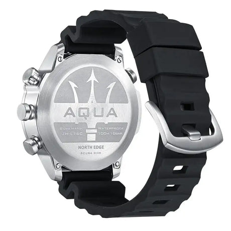 Men Dive Computer Watch Waterproof 100M Smart Digital Free Diving Watches Barometer Compass Temperature Clock - Lootquake