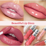 Glitter Lip Gloss Plumping Lips Glaze Mirror Flash Glossy Lipstick For Women Sexy Long Lasting Waterproof Diamond Lips Makeup