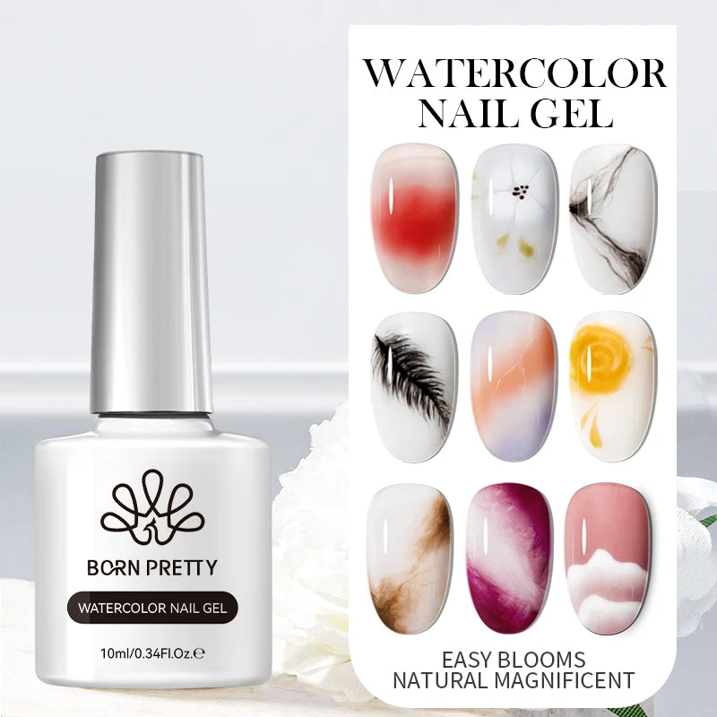 BORN PRETTY 10ml Reflective Glitter Gel Nail Polish Carat Mirage Sparkling Color Shine UV LED Soak Off Semi-Permanant Varnish