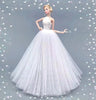 fashion for barbie elegant lady wedding dress for barbie doll clothes princesa for bjd 1/6 dress long dress accessories - Lootquake