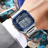 LIGE 2025 Men's watches Luxury LED Luminous Date Wristwatch Waterproof Sports Square  Casual Quartz Watches male reloj hommes - Lootquake