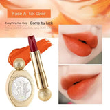Matte 5Color Matte Lipstick Long-lasting Moisturize 5 in 1 Lip Gloss Not Fading Non Stick Cup Velvet Mist Lipstick Cosmetics Hot