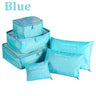 6pcs Set Travel Storage Bags | Suitcase Packing Set & Portable Luggage Organizer (Clothes Shoe Foldable Organizer)