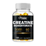 Creatine Monohydrate - Build Muscle, Improve Athletic Performance, Improve Energy Endurance and Promote Recovery - 120 Capsules