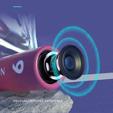 Enceintes Bluetooth 5.2 portables : caisson de basses sans fil pour l'extérieur, avec radio et batterie externe 2 000 mA.