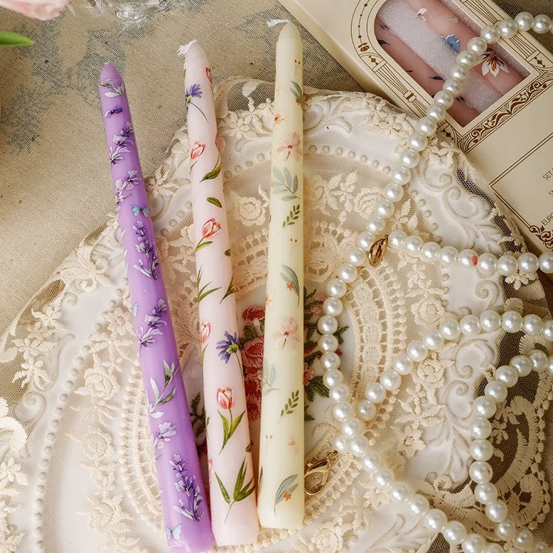 2 velas perfumadas de cera de soja con forma de flor, para aromaterapia, bodas, cumpleaños, fiestas y decoración del hogar.
