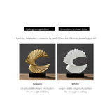 Decoration Sculpture Gold Modern Abstract Art Sculpture Resin Crafts Sculpture Ornaments Home Office Desk Decoration Accessories