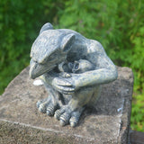 Statue de gargouille gothique décorative, sculpture de gardien de jardin de gargouille, décoration de cheminée de bureau de chambre à coucher de jardin de gargouille médiévale