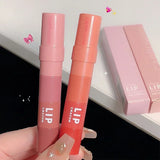 Lipstick Set Lip Gloss 4 Colors In 1 Matte Velvet Lipstick Pen Kit Lipliner Waterproof Lasting Not Fading Lip Makeup Cosmetics