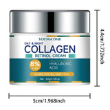 Collagen Cream deeply Hydrates Nourishes The Skin to Restore Elasticity Radiance Moisturizing Anti-wrinkle Aging Shrinks Pores