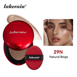 Base de maquillaje en cojín con protector solar Lakerain, resistente al agua, de larga duración, iluminadora, en crema, para mujer, maquillaje facial, cosmética coreana.
