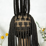 36" Cornrow Braided Wig | Full Lace Braided Wig | Box Braids | Long Braids | Synthetic Hair | Black Women