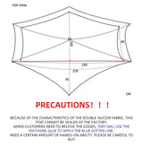 [HODR] 3F UL GEAR Lanshan 1 pro Tipi Tent Rodless Solo Ultralight 690g 20D Nylon Fabric Camping Season Tent Trekking Tents - Lootquake