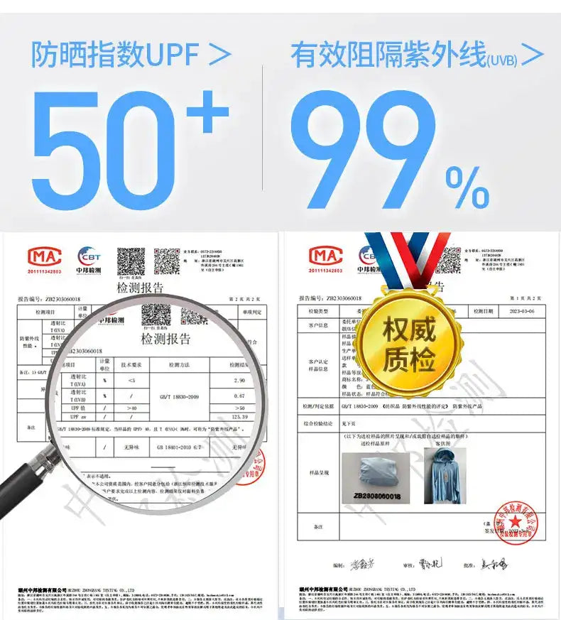 Ice Silk Sun UPF 50+ UV Protection Jacket Big Brim Thin Ice Silk Sun Protection Jackets UV Protection Hooded Windbreaker 4XL 5XL - Lootquake