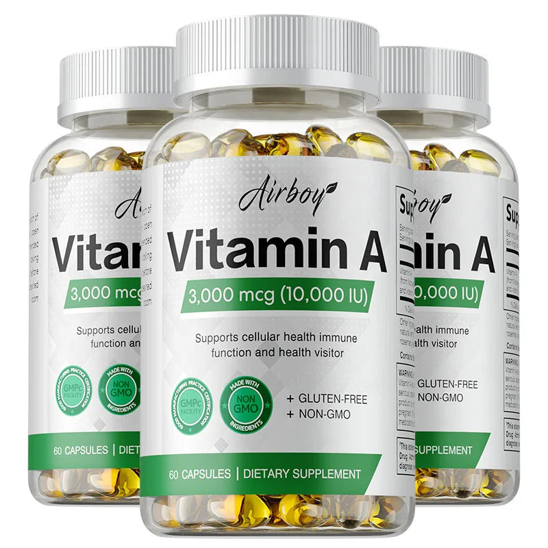 Vitamina A: favorece la salud de la piel y los ojos, la actividad antioxidante, el sistema inmunitario y la función reproductiva.