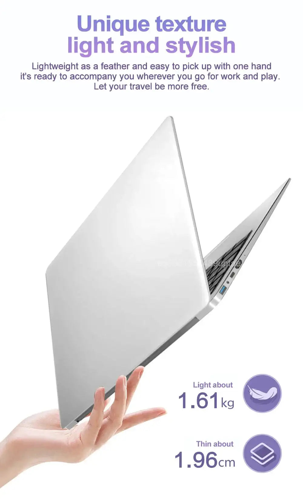 15.6" Ultra Slim Laptop 16GB RAM 2TB SSD Intel N3700 Notebook Gamer  1920*1080  Display Office Study Computer PC Windows 11 Pro - Lootquake