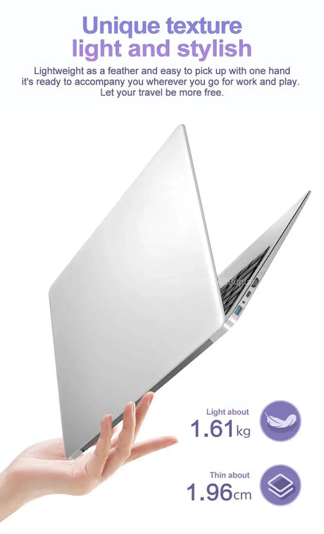 15.6" Ultra Slim Laptop 16GB RAM 2TB SSD Intel N3700 Notebook Gamer  1920*1080  Display Office Study Computer PC Windows 11 Pro - Lootquake