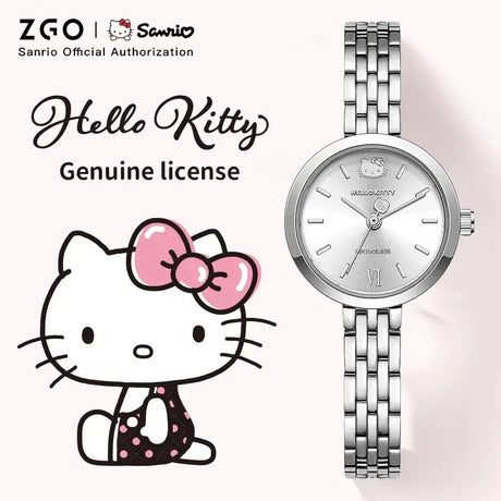 ZGO X Sanrio Hello kitty Watch For Women Minority Light Luxury Waterproof Quartz Watches Girls Jewelry Birthday Gifts 295 - Lootquake