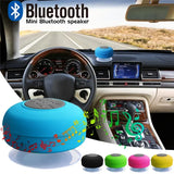 Altavoz Bluetooth inalámbrico resistente al agua con ventosa para coche y ducha.