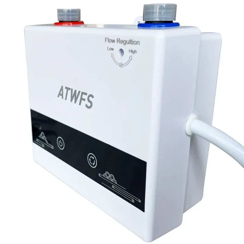 Calentador de agua instantáneo ATWFS de 220 V y 4600 W, calentador eléctrico portátil para baño, ducha y cocina.