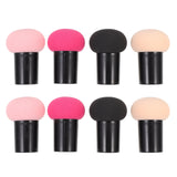 8 Pcs Powder Puff Sponge Wet Dry Makeup Foundation Blending Sponges Mushroom Head Beauty Tools BeigeRed