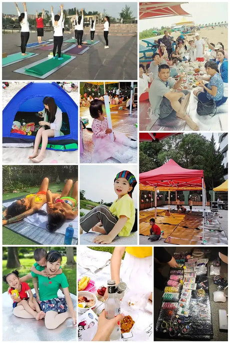 Waterproof Picnic Mat Beach Mattress Sleeping Pad Aluminum Foil EVA Foam Mat Outdoor Tent Footprint Ultralight Camping Mat - Lootquake