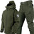 5XL Shark Skin Soft Shell Autumn and Winter Plush Thickened Mountaineering Tactics Training Breathable Windproof Charge Suit - Lootquake