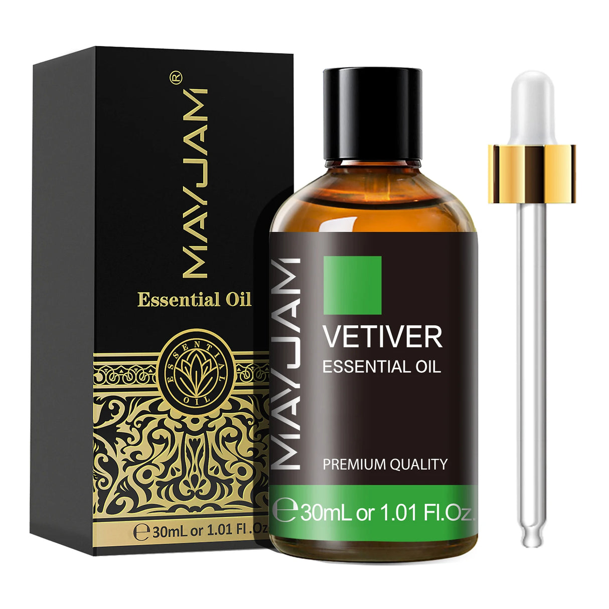 MAYJAM 1PCS 30ML Huile Essentielle d'Aromathérapie Lavande Vanille Jasmin Eucalyptus Menthe Poivrée Huile Aromatique pour Diffuseur Bougie Savon